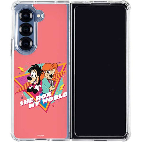 Disney She Rox My World Galaxy Z Fold6 Clear Case